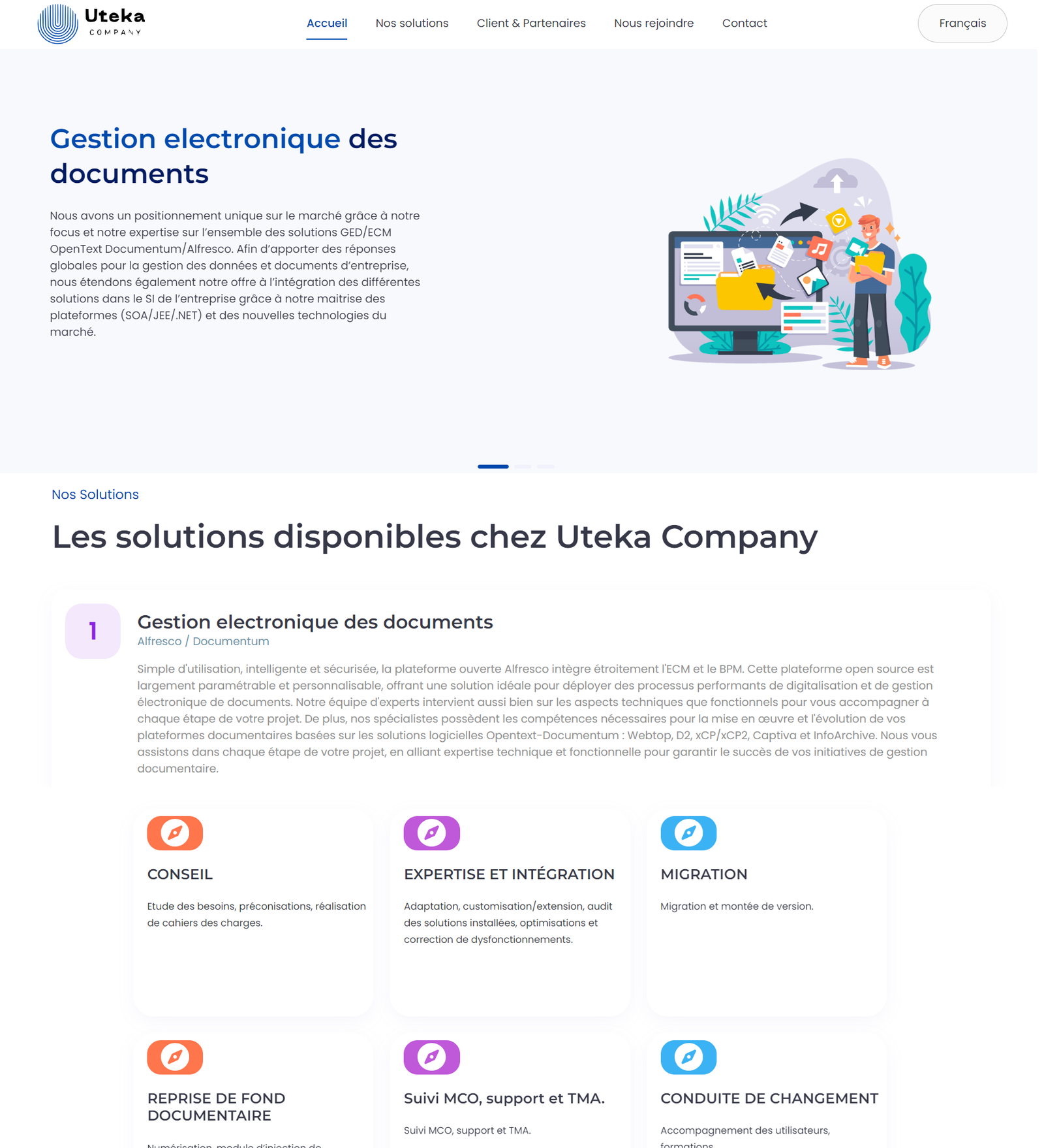Uteka Company Website